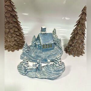 Vintage Tampa Bay Mold Co. 2 Piece: Winter Village - Church & Fence Entrance